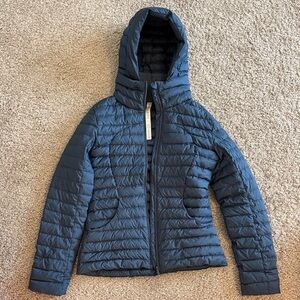 Lululemon Athletica Blue Puffer Jacket